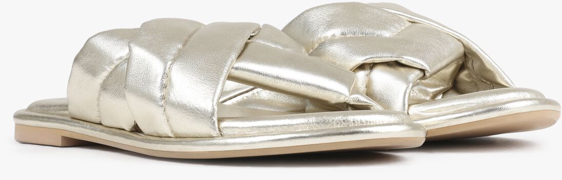 BRONX zilveren bronx slippers delan-y 85021