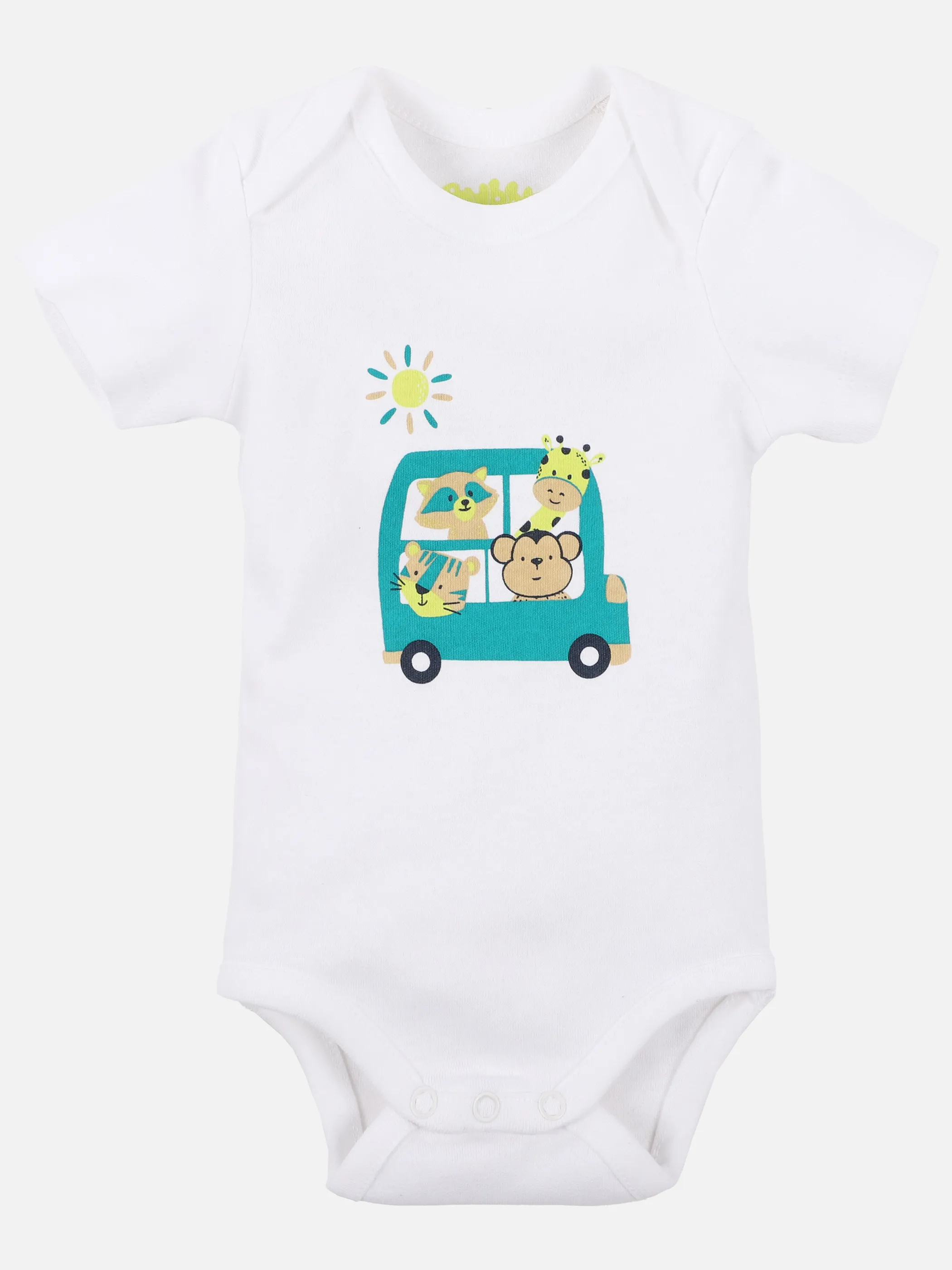 Baby Jungen Kurzarm Body mit Print