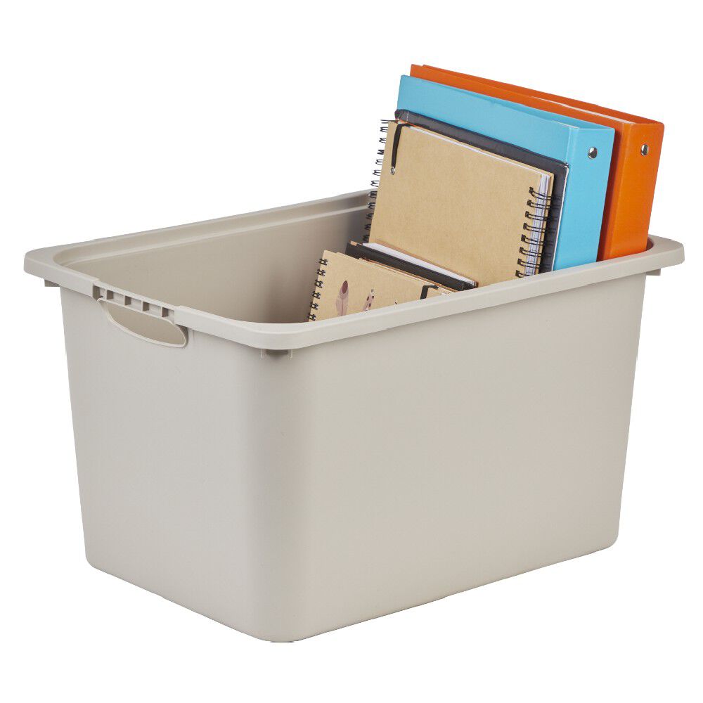 Bac plastique beige
