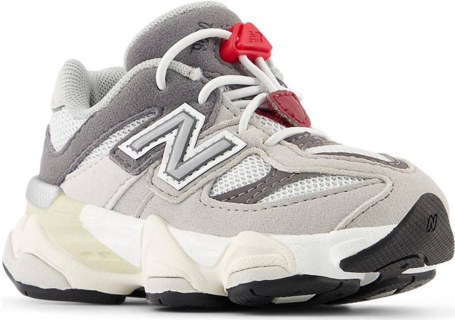New Balance 9060 Babyschoenen Grijs Mesh Synthetisch