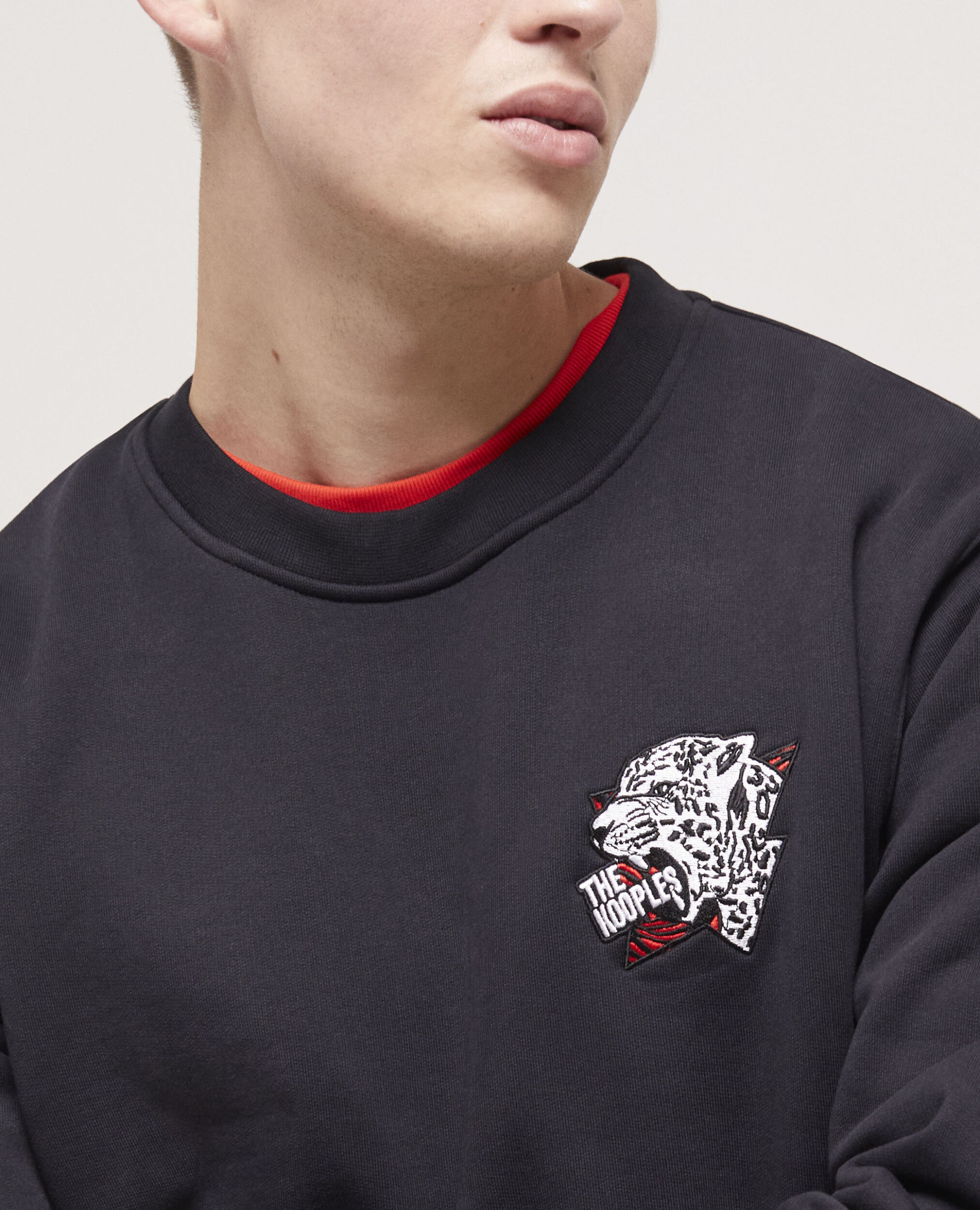 Sweatshirt logo tigre noir
