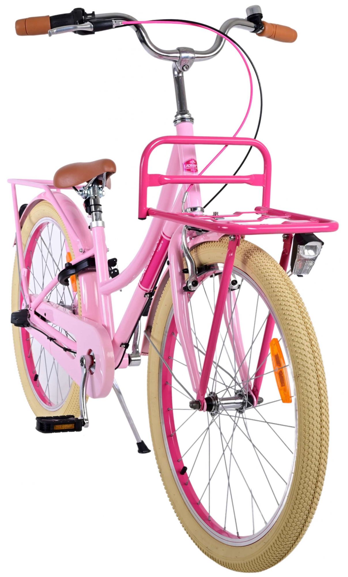 TPFSports Excellent Kinderfahrrad - Mädchen - 24 Zoll - 3 Gänge - Rücktritt + Handbremse - Schwarz