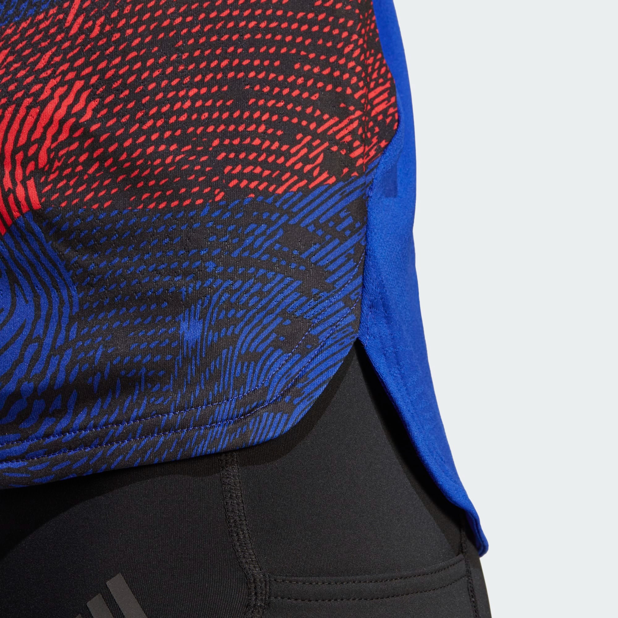 Adizero Running Tank Top Dame Lucid Blue/Black/Lucid Fuchsia