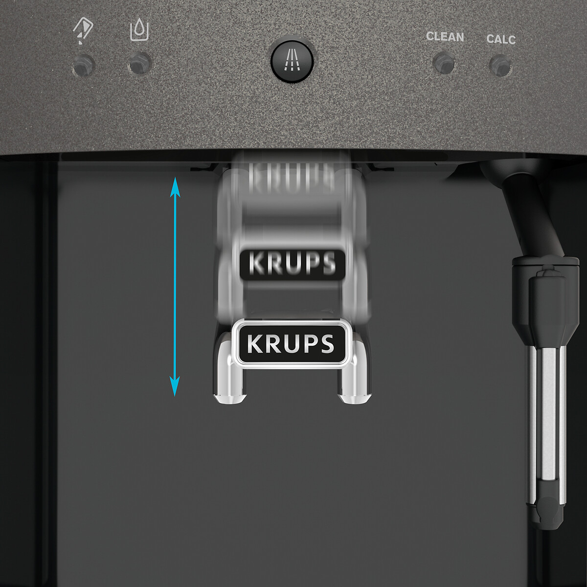 KRUPS<br>Espressomolen Arábica Manuel EA811E10