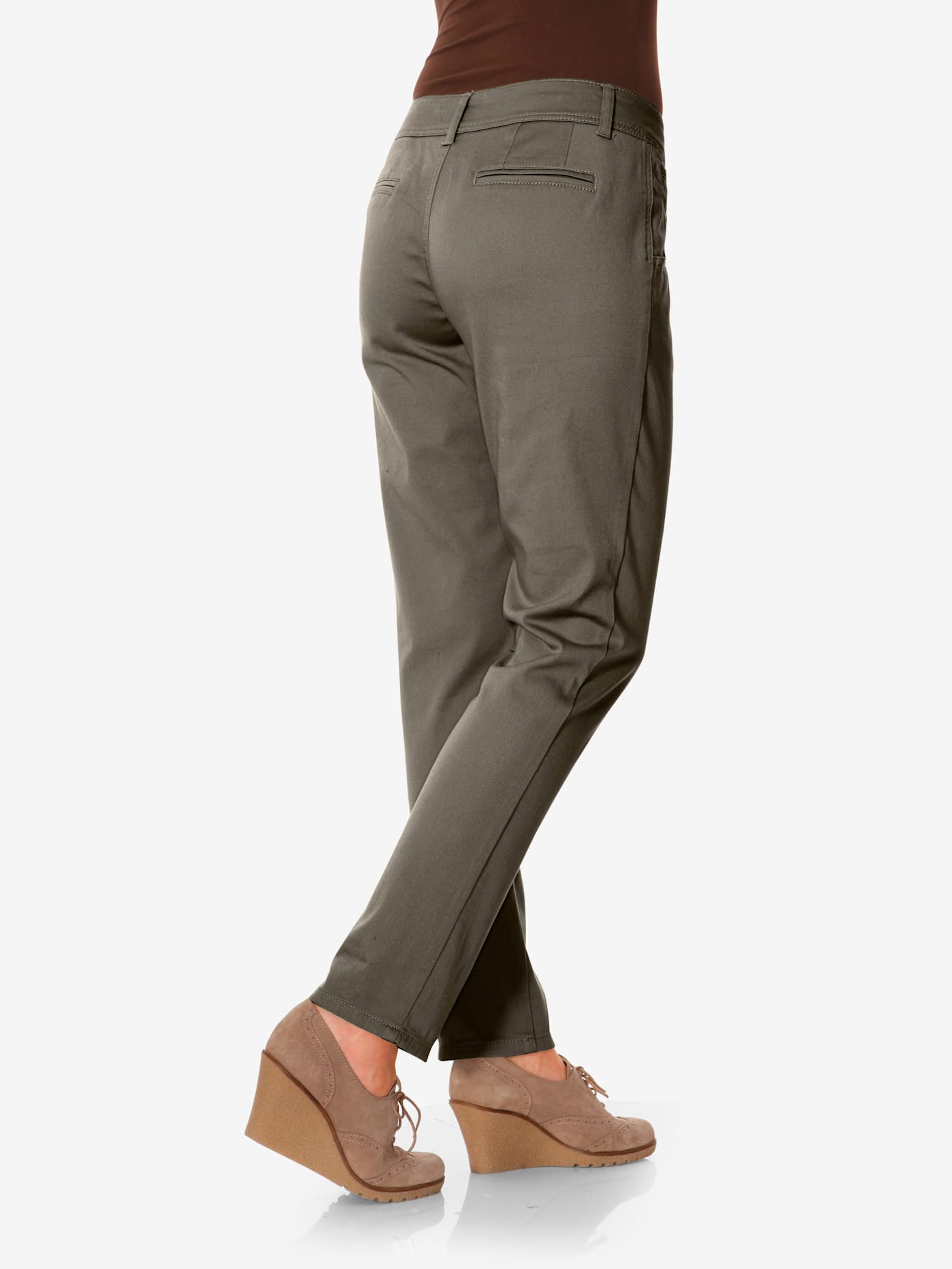 Pantalon chino coupe carotte