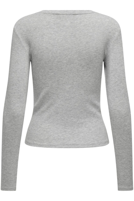 Only grijze dames t-shirt