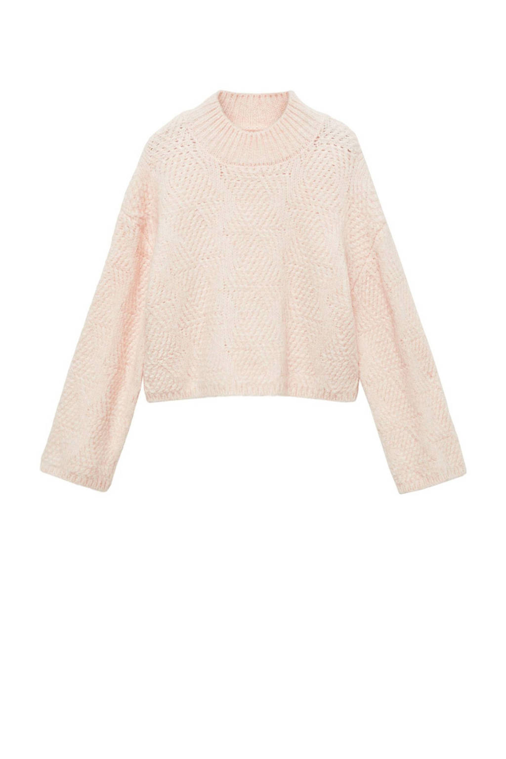 Mango Kids gebreide trui roze