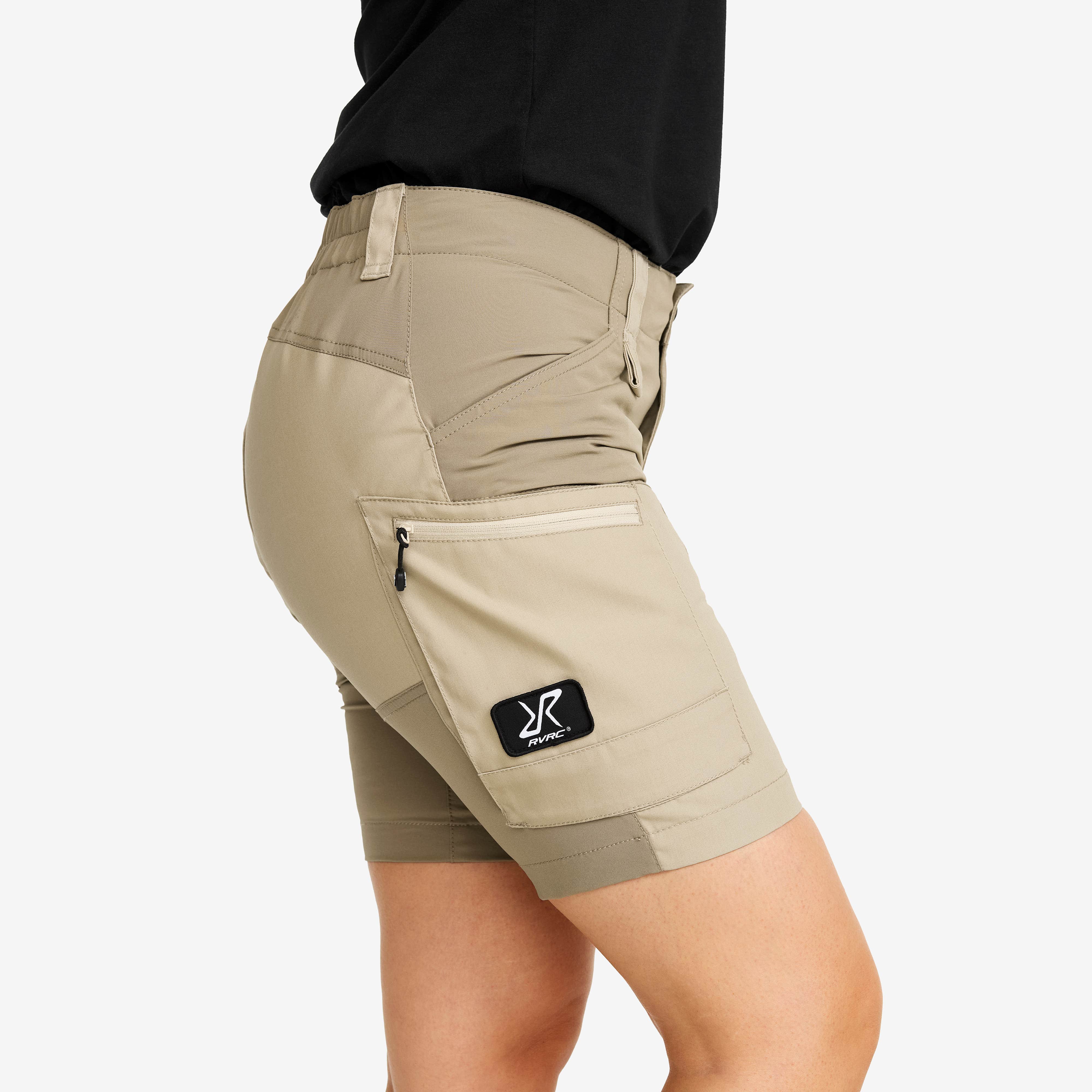 RVRC GP Shorts Dame Aluminium/Brindle