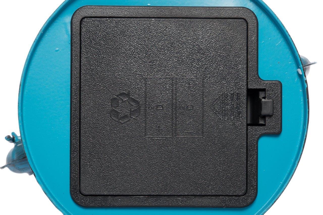 LED-Laterne TEJE - blau antik - batteriebetrieben - 24,5 cm