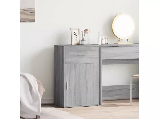 Armoire de rangement sonoma gris 56,5x39x90 cm bois ingénierie