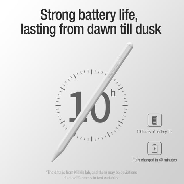 NILLKIN iSketch S3 kapacitiv pen til iPad Stylus 10H batteri