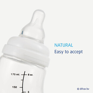 Difrax S-babyfles Natural 250ml - Stone Blue 1ST