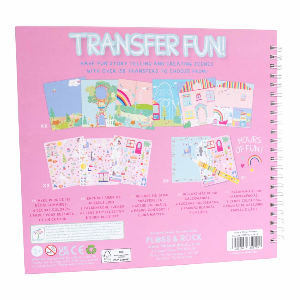 Floss & Rock - Transfer Fun - Rainbow Fairy