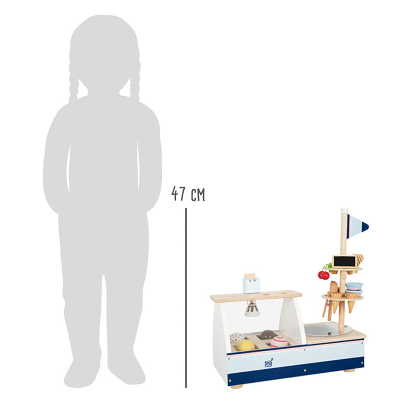Small Foot-Houten IJskraam, 21dlg.