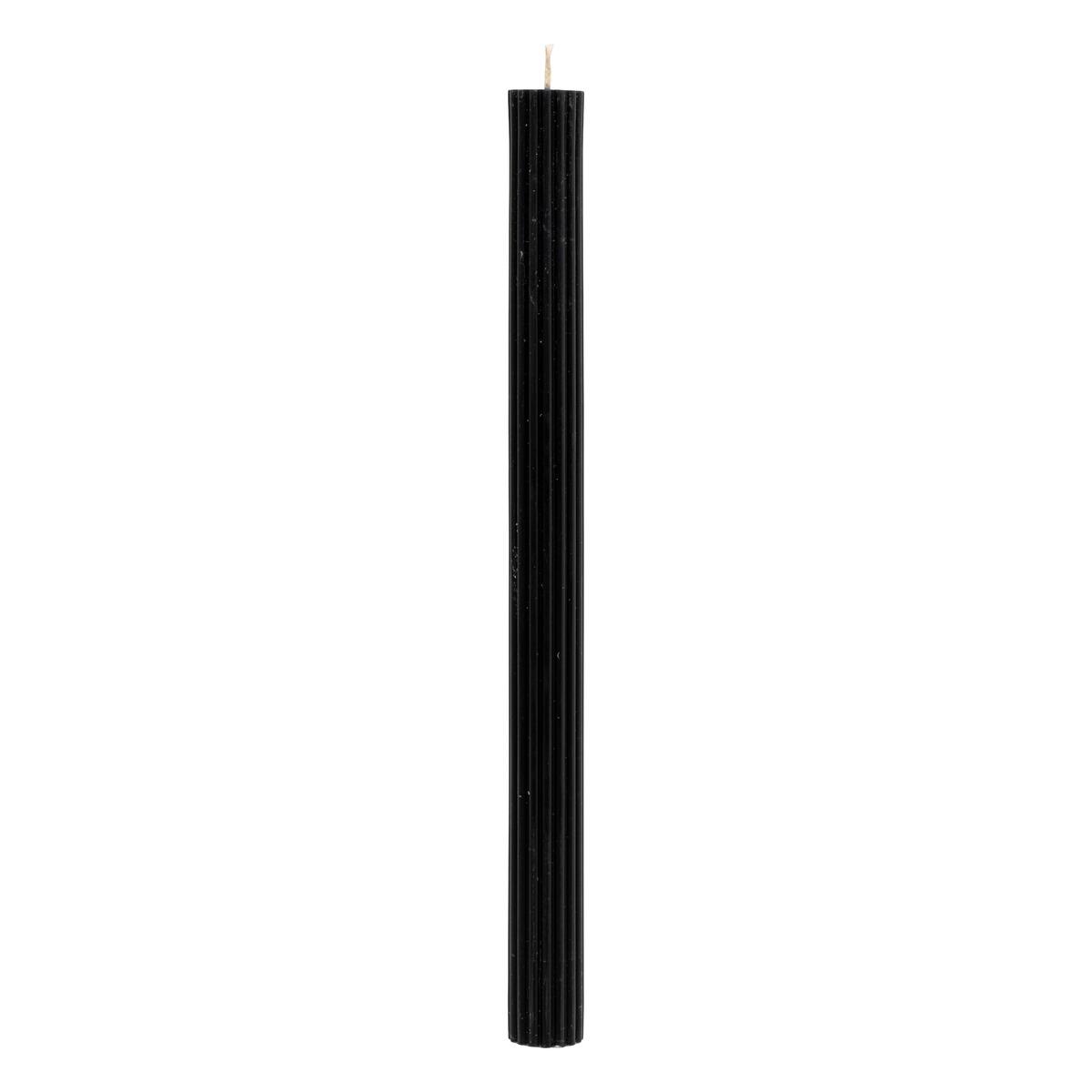 BOUGIE BATON DEMI NOIR H.26CM