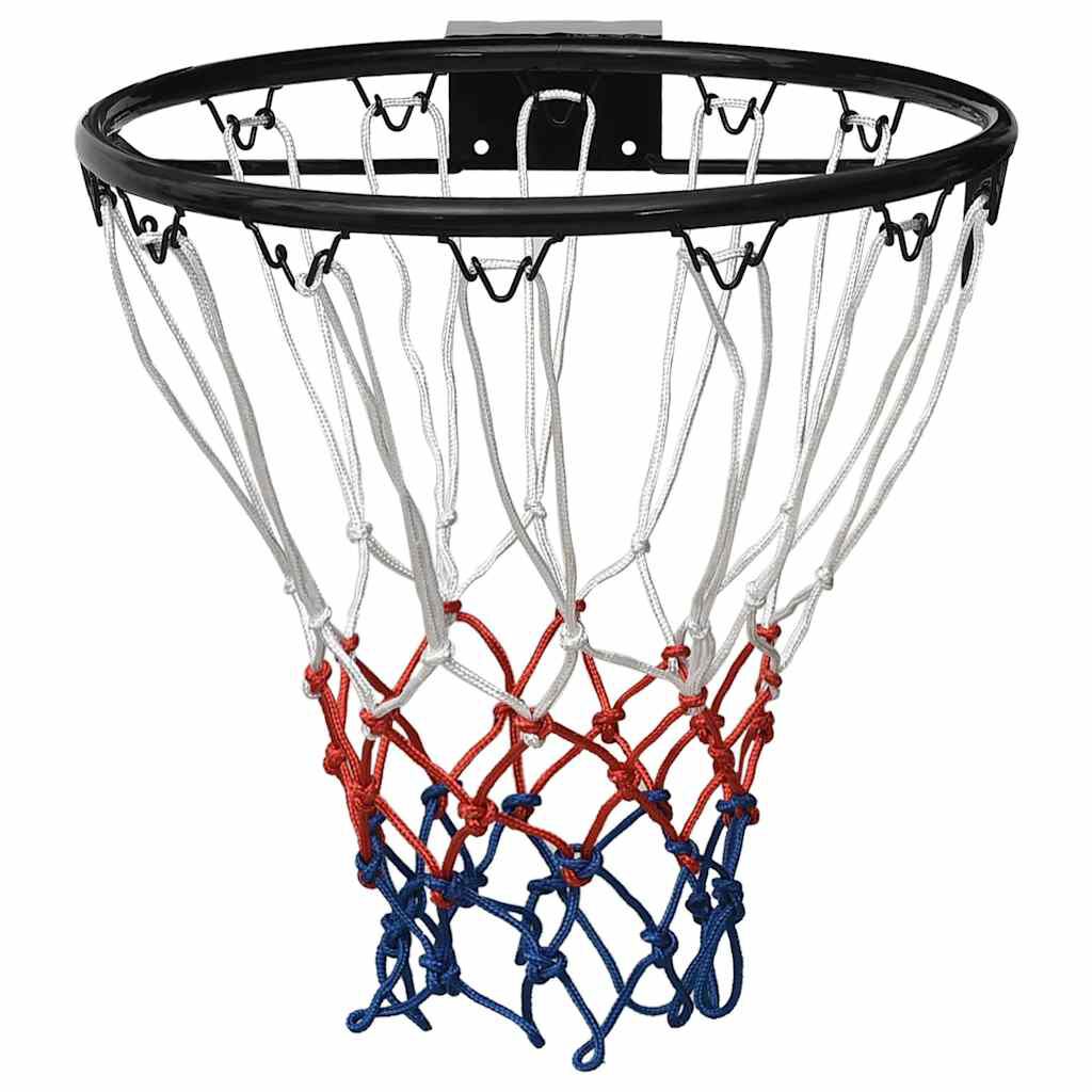 vidaXL Basketbalring Zwart 39 cm Staal