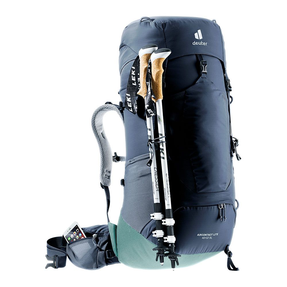 Deuter AIRCONTACT LITE 45+10L - Sac À dos ink/jade