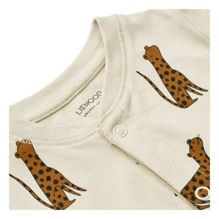 Liewood Pyjama avec pieds Coton Bio Boye | Crème