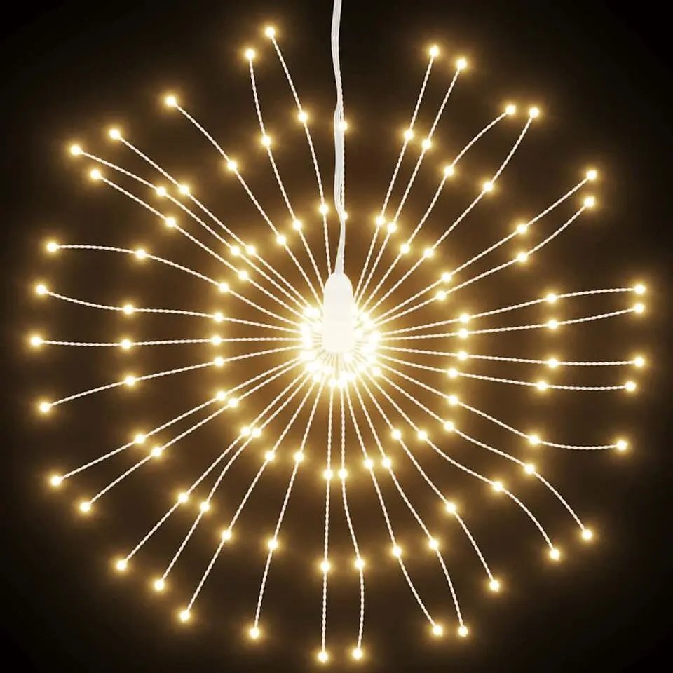 vidaXL - Kerstverlichting - Warmwit - 4 stuks