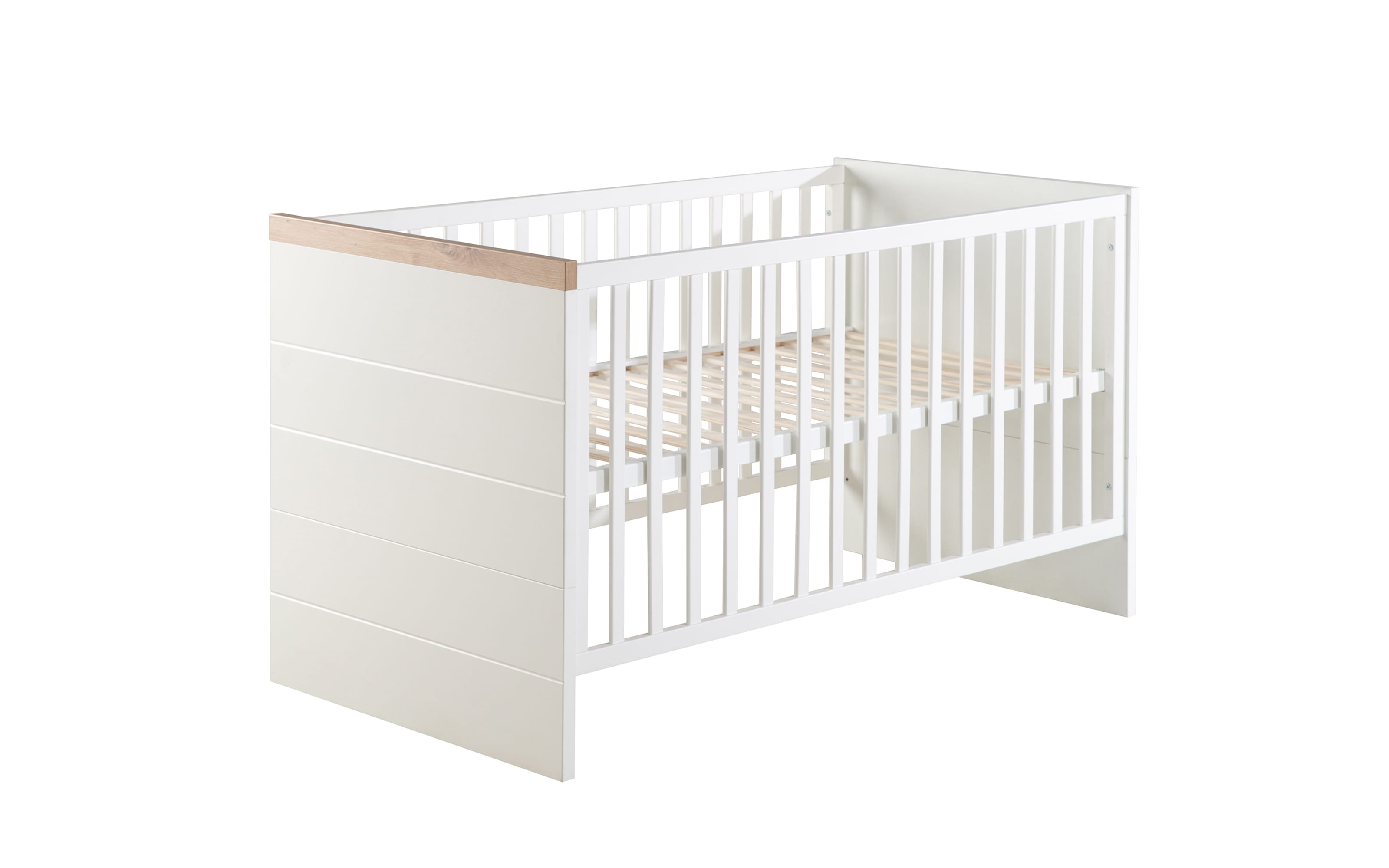 Kombikinderbett Nele, weiß/Artisan Eiche-Nachbildung, inkl. Höhenverstellung