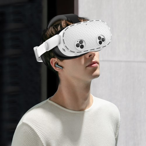 Meta Quest / Oculus Quest 3S Silikon Brillen-Schutz - Weiss