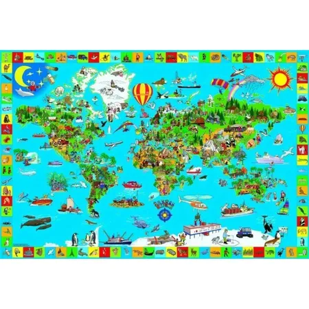Schmidt Spiele KinderPuzzle - Deine bunte Erde, 200 Teile
