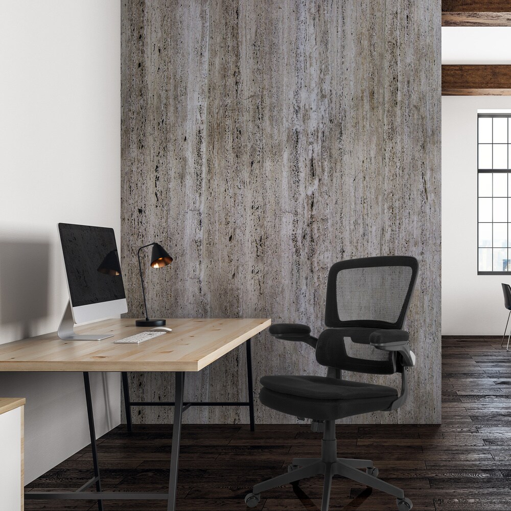 Home Office Bürostuhl RELAX HX 100 Stoff/Netzstoff mit abklappbaren Armlehnen MyBuero