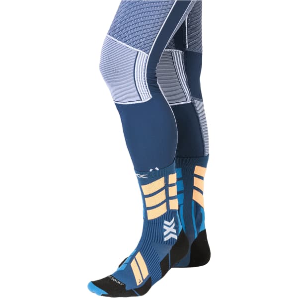 Chaussette ski de fond X-SOCKS X-COUNTRY PERFORM CREW MARINE/ORANGE