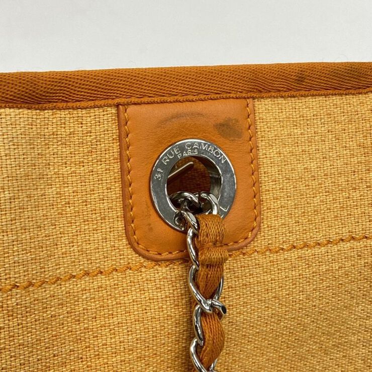 Chanel Vintage Chanel Tote Orange