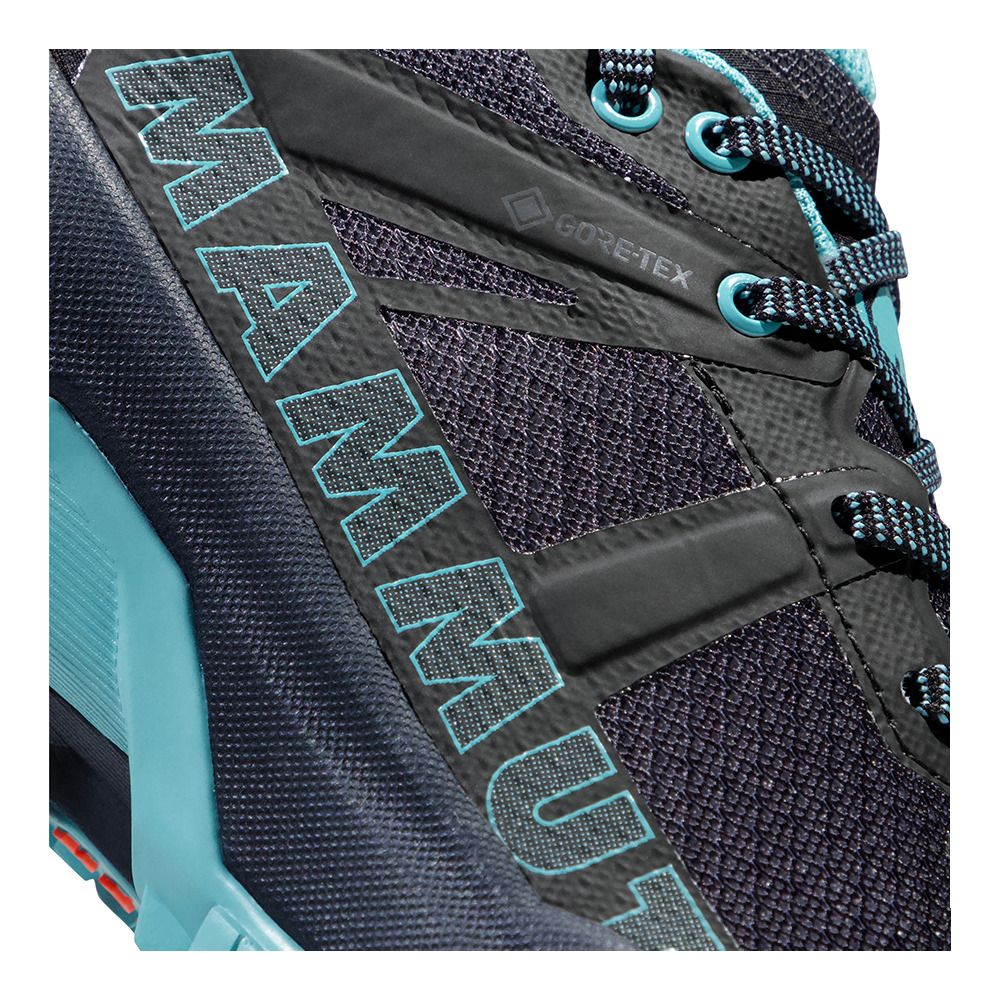 Mammut SERTIG II LOW GTX - Chaussures randonné Femme black/dark frosty
