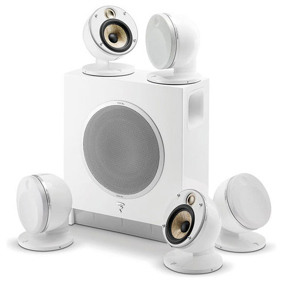 Focal Dôme Flax Pack 5.1 - Blanc