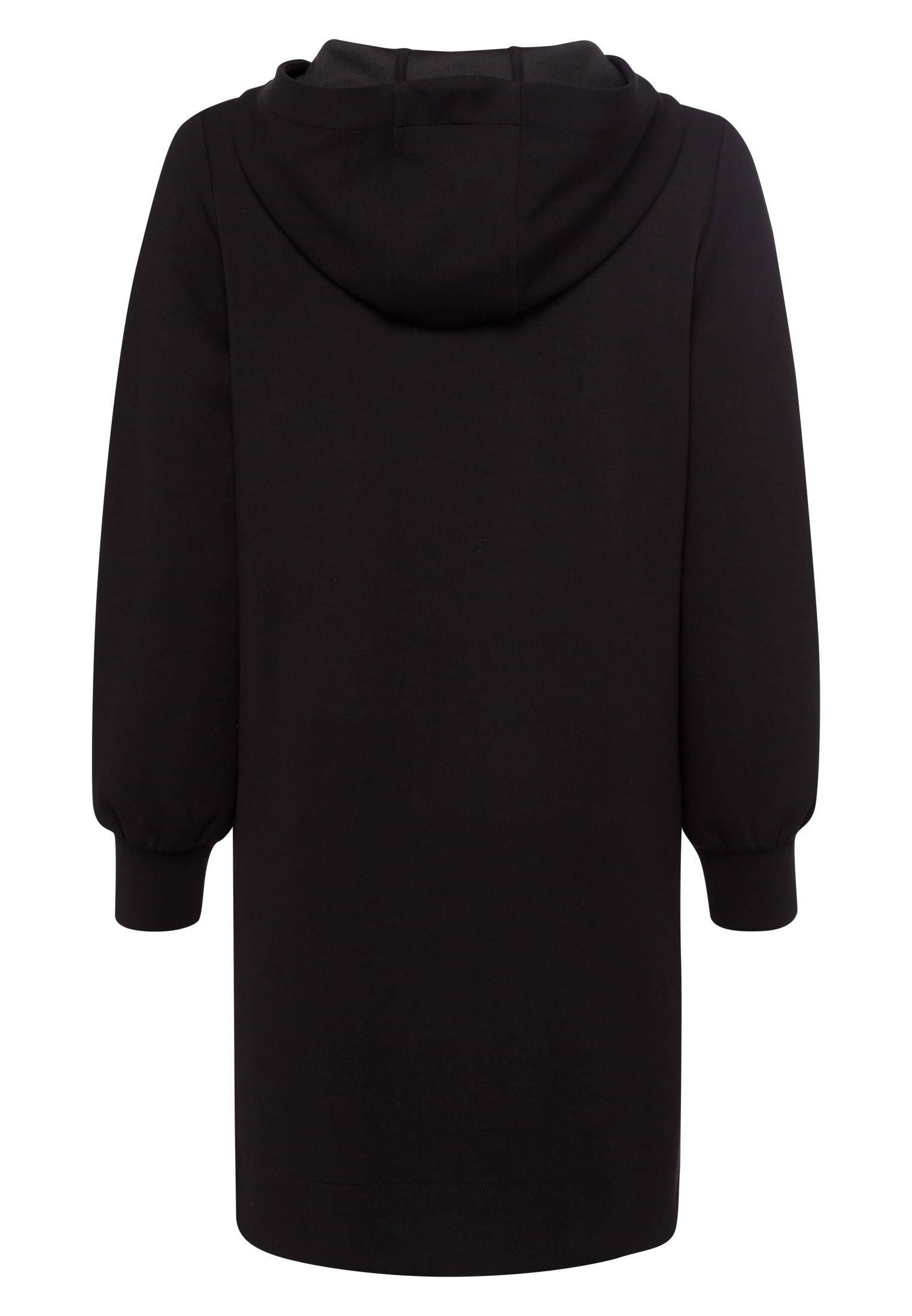 zero| Damen Sweatkleid mit Glitzerdruck