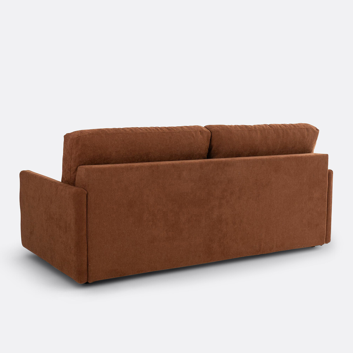 LA REDOUTE INTERIEURS<br>Cama alta, tecido texturizado, Bultex Marta