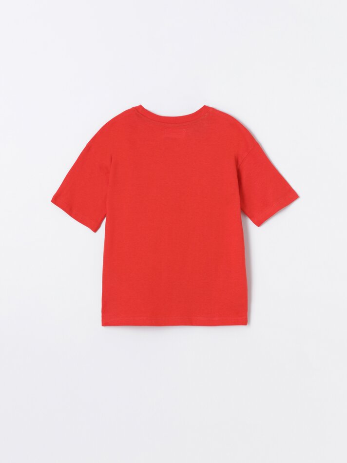 Camiseta Super Mario Nintendo Estampada - Vermelha