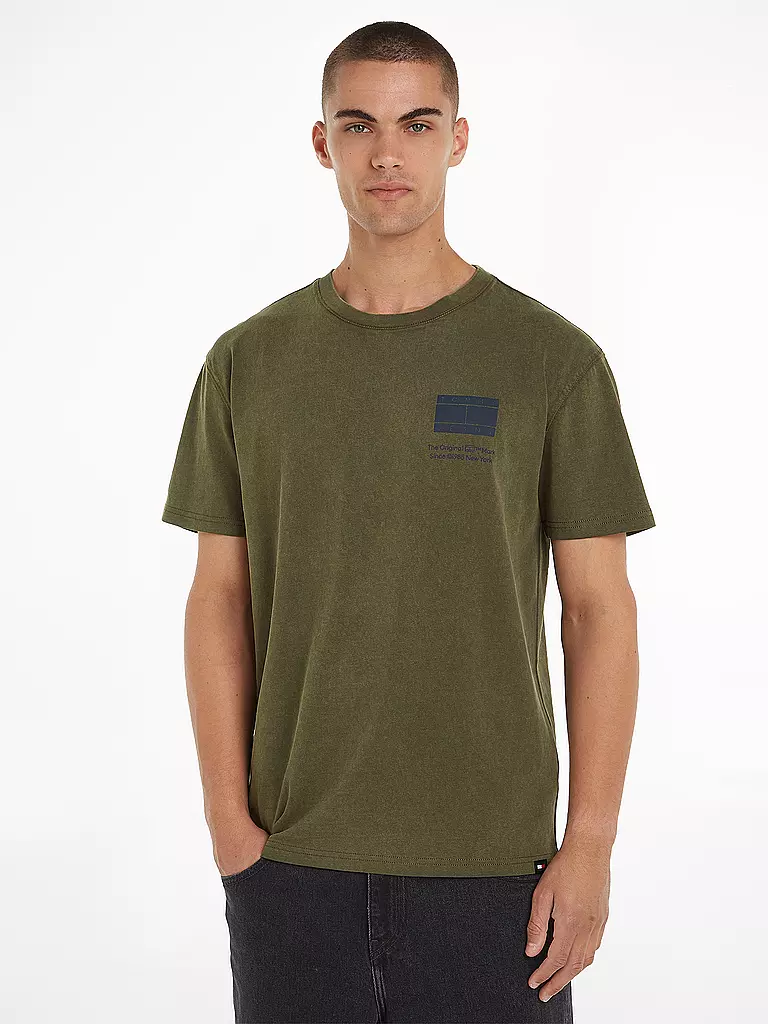 TOMMY JEANS T-Shirt  olive