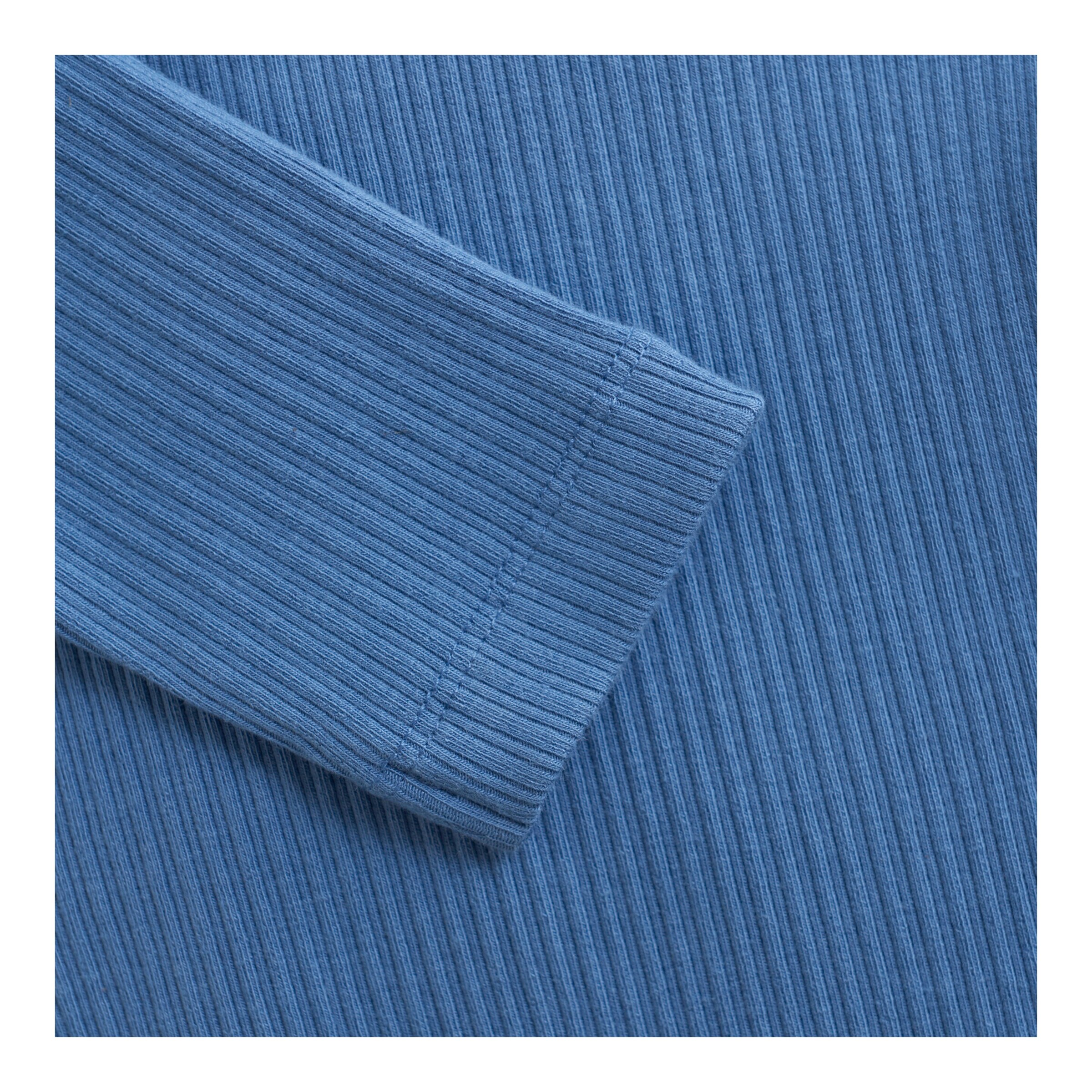 Huttelihut Body langarm Tencel™ Rippqualität blau
