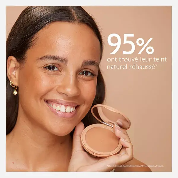 Pó bronzeador de longa duração Vinocrush da Caudalie, 8,5g