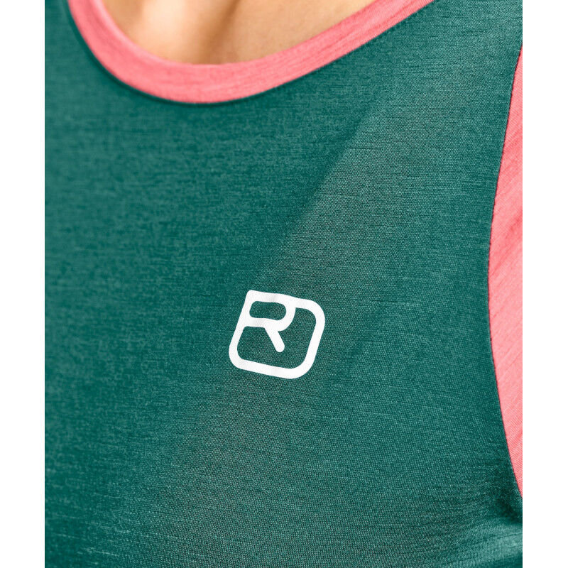 120 Tec Fast Mountain TS - T-shirt en laine mérinos femme