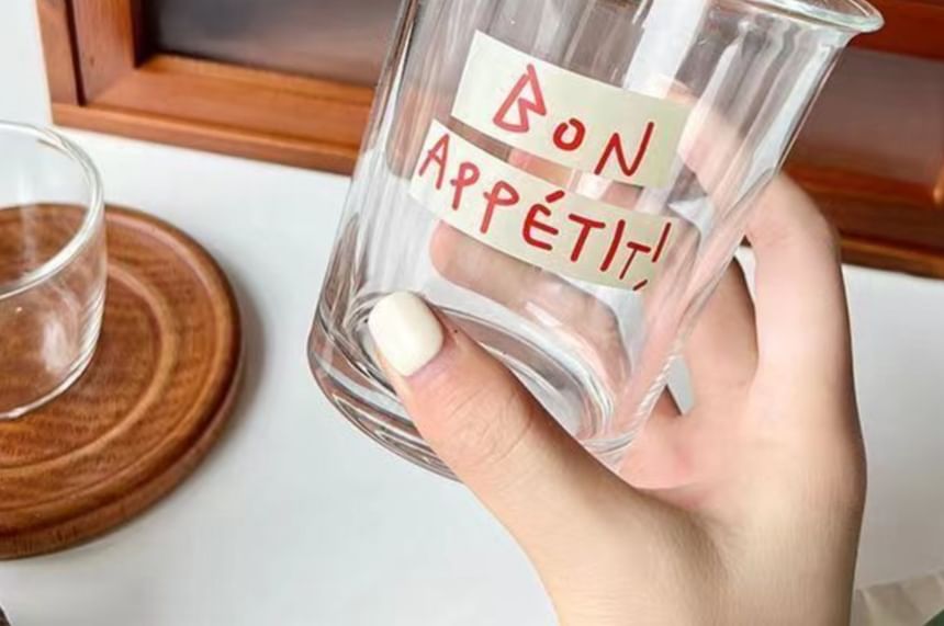 Home Simply - Beletterd drinkglas (verschillende ontwerpen)