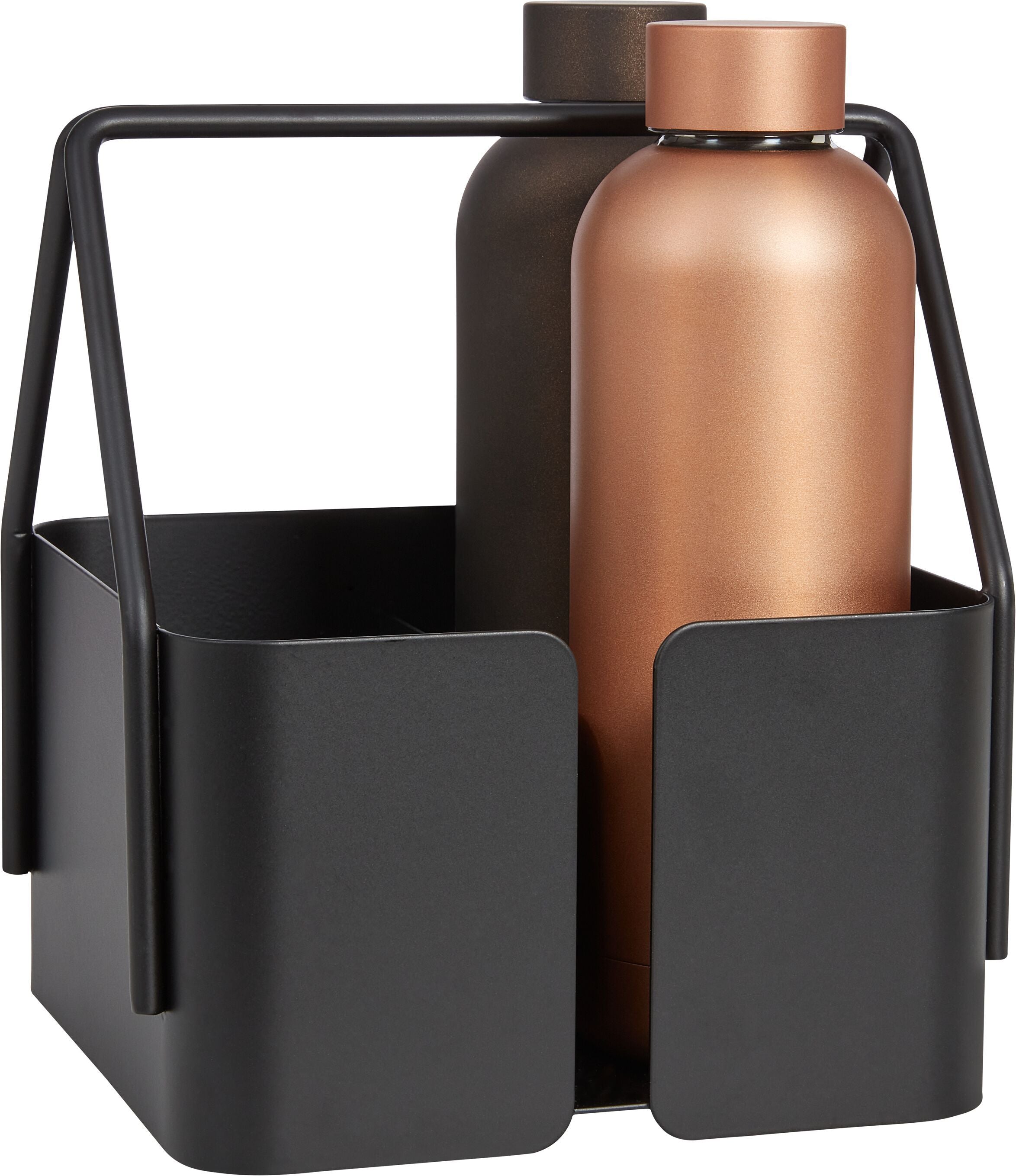 CUDDY Flaschenhalter - Schwarz / B: 19.5 cm x T: 18.0 cm x H: 21.0 cm
