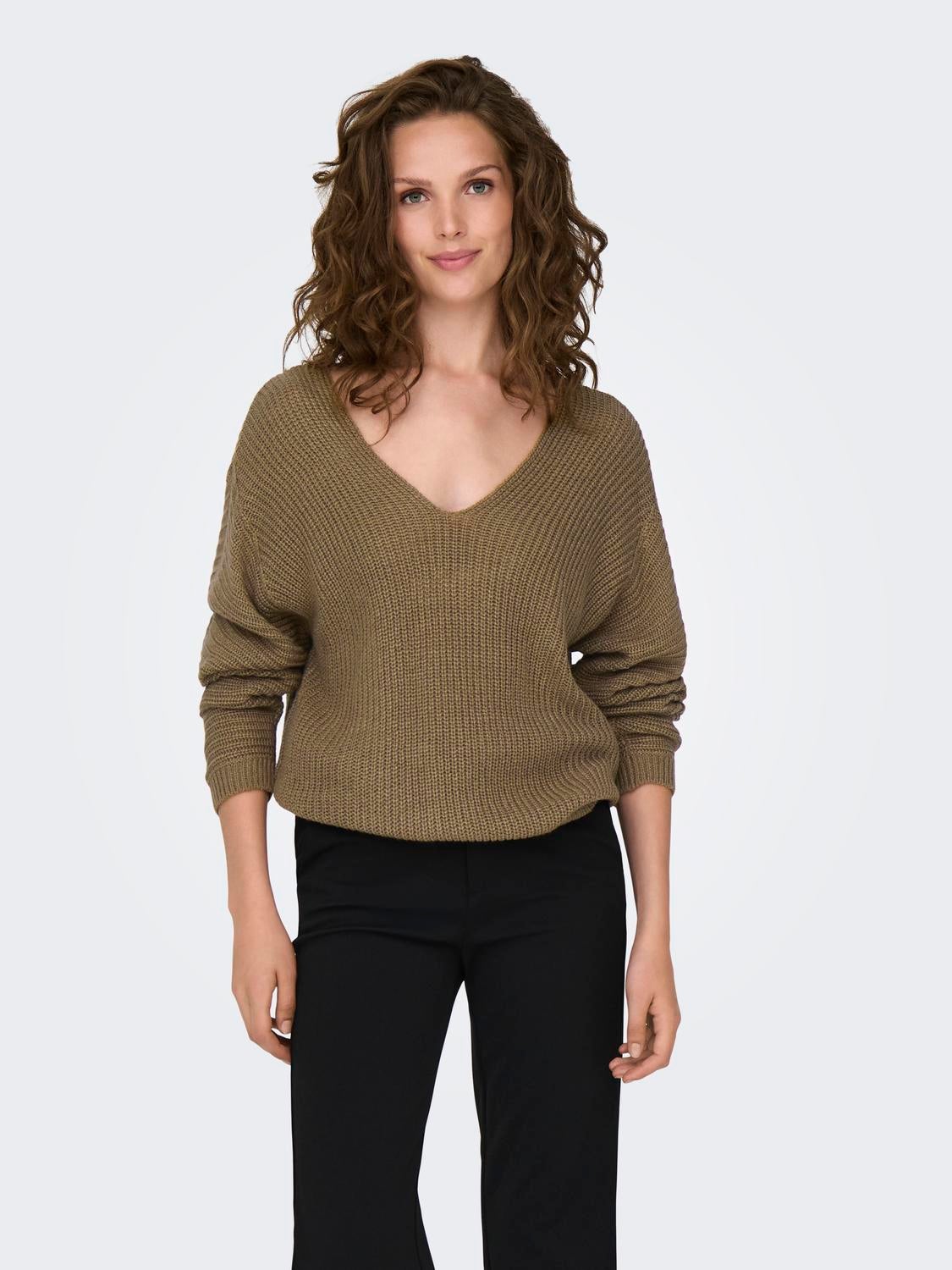 JDYJUSTY Strickpullover Malt Ball