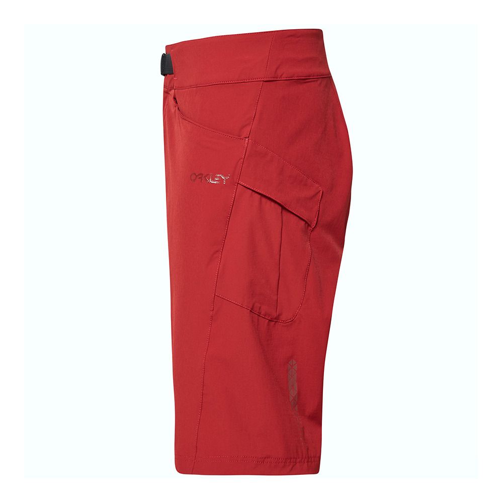 Oakley DROP IN - Short 2 en 1 Homme iron red