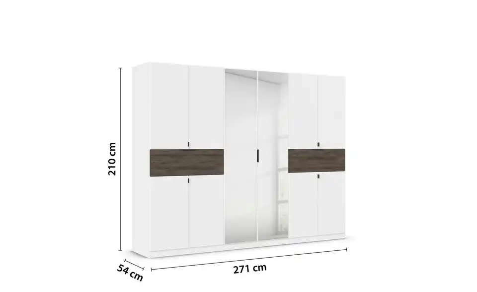 Drehtürenschrank 10 Stück 271 cm