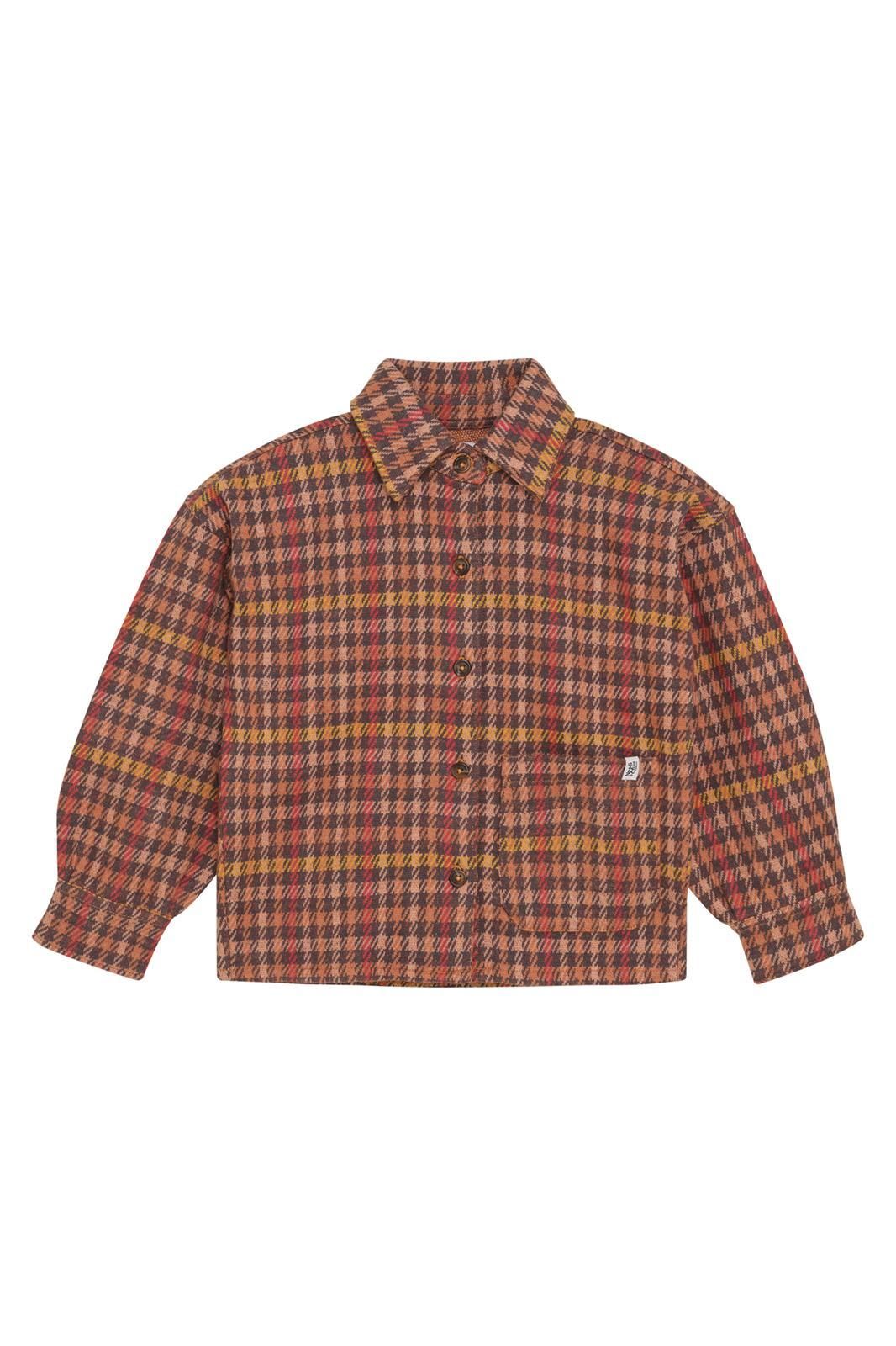 Noppies Kids Blouse Pomona - Check Pattern Light Brown