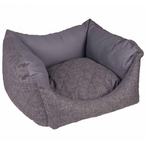 Sofá de mão cinza para cães