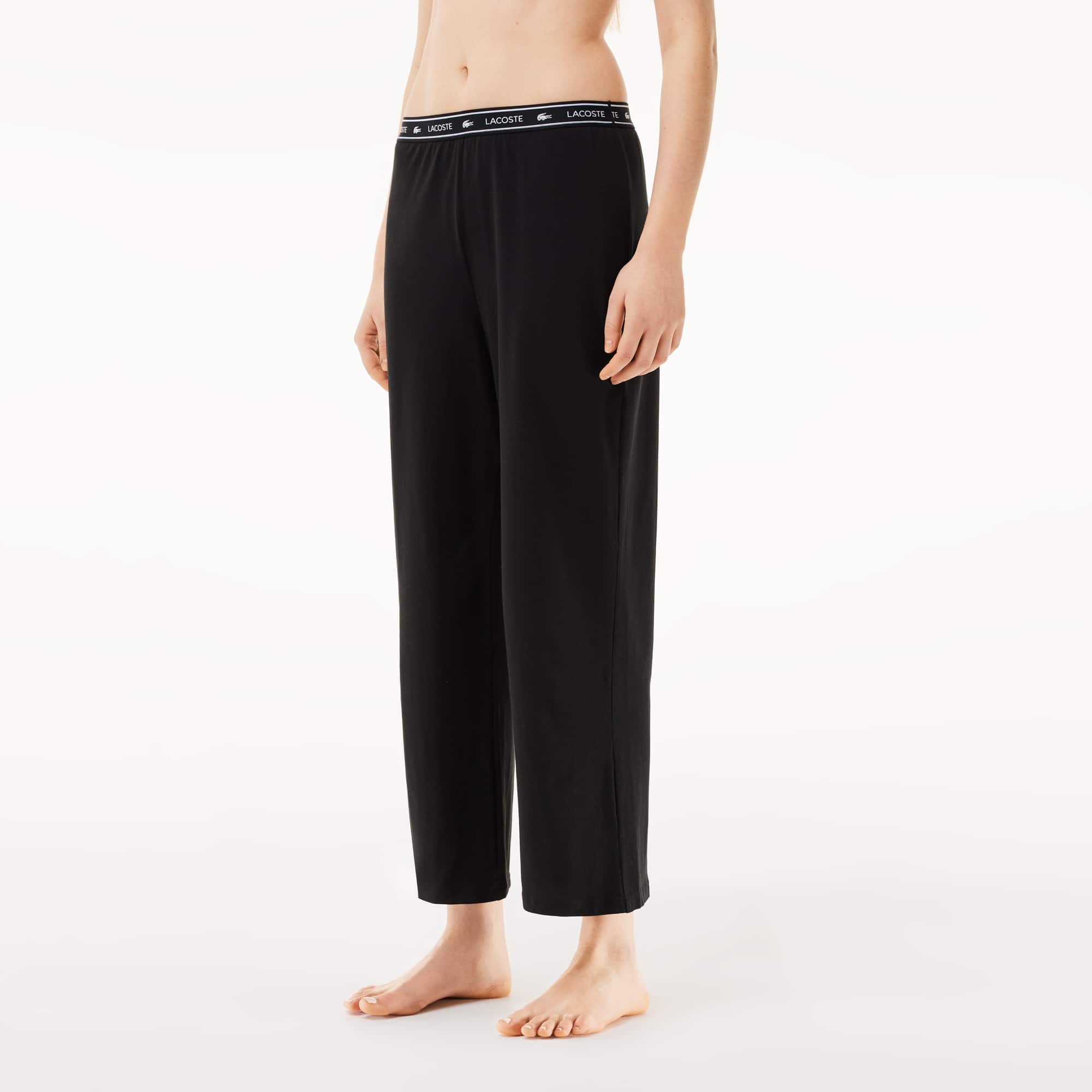 Pantalon d'intérieur en jersey de coton Vêtements d’intérieur & de nuit - Noir - Lacoste - Femme