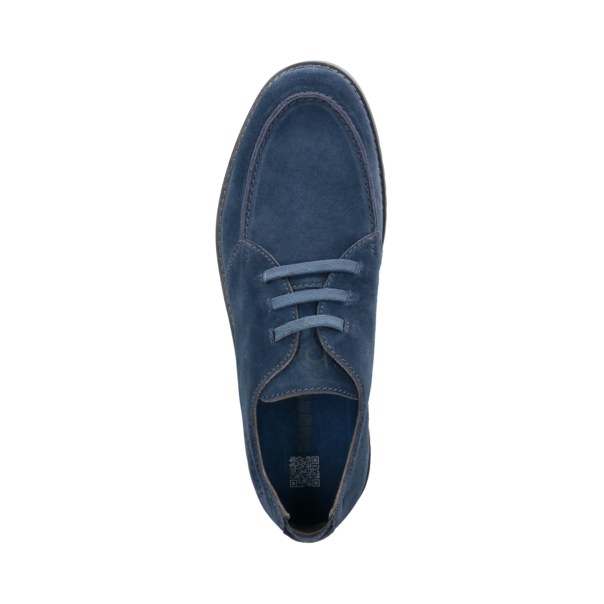 Leder Schnürer blau