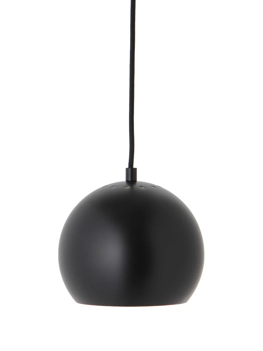 Frandsen  Ball pendant lampe - Black Matt - Ø:18