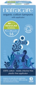 Natracare Tampons mit Applikator regular, 16 Stück