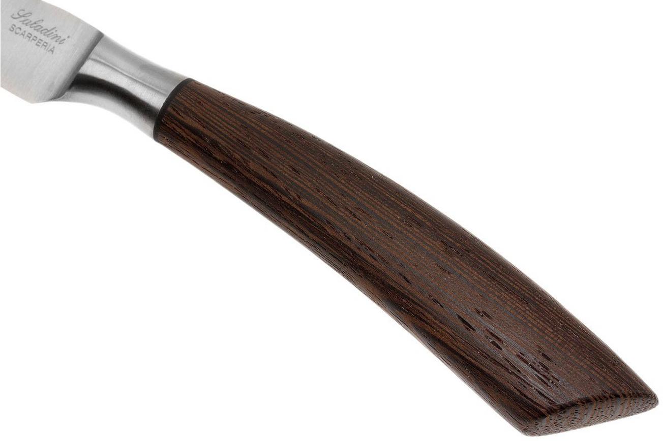 Saladini 6-delige steakmessenset 23 cm, wengé